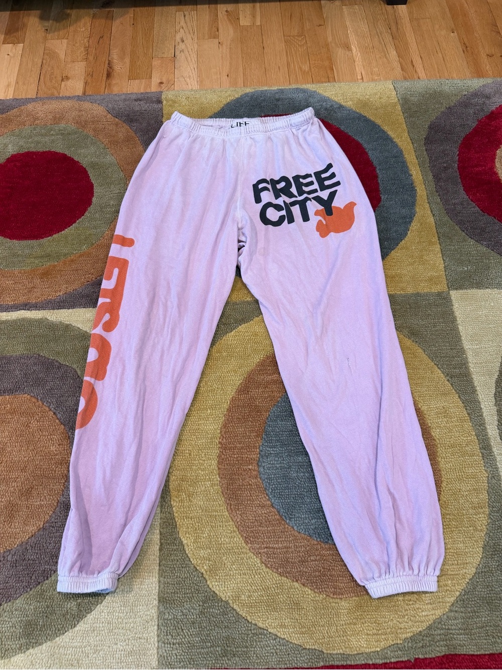 FREECITY LetsGo Og Cotton SuperVintage Sweatpants Pink Size Medium SEE ALL PICS